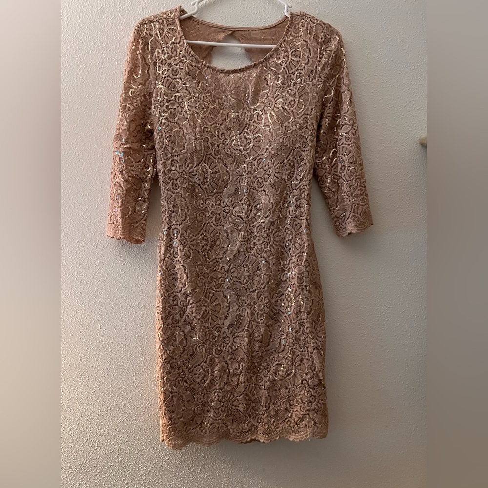 B Darlin Blush Dress